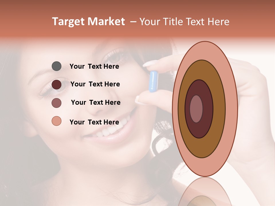 Illness Female Blue PowerPoint Template