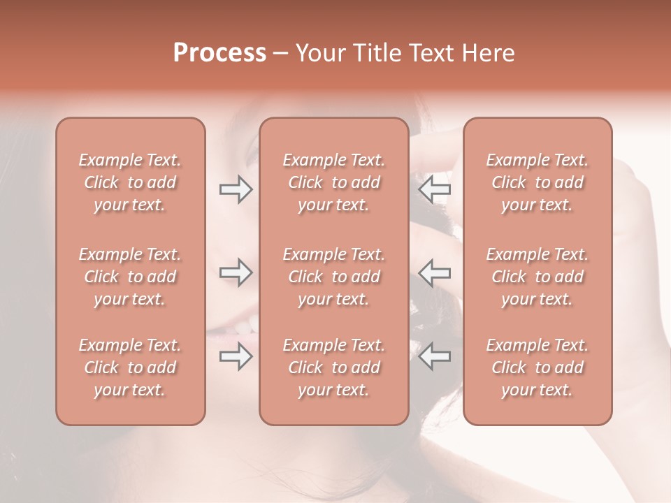 Illness Female Blue PowerPoint Template