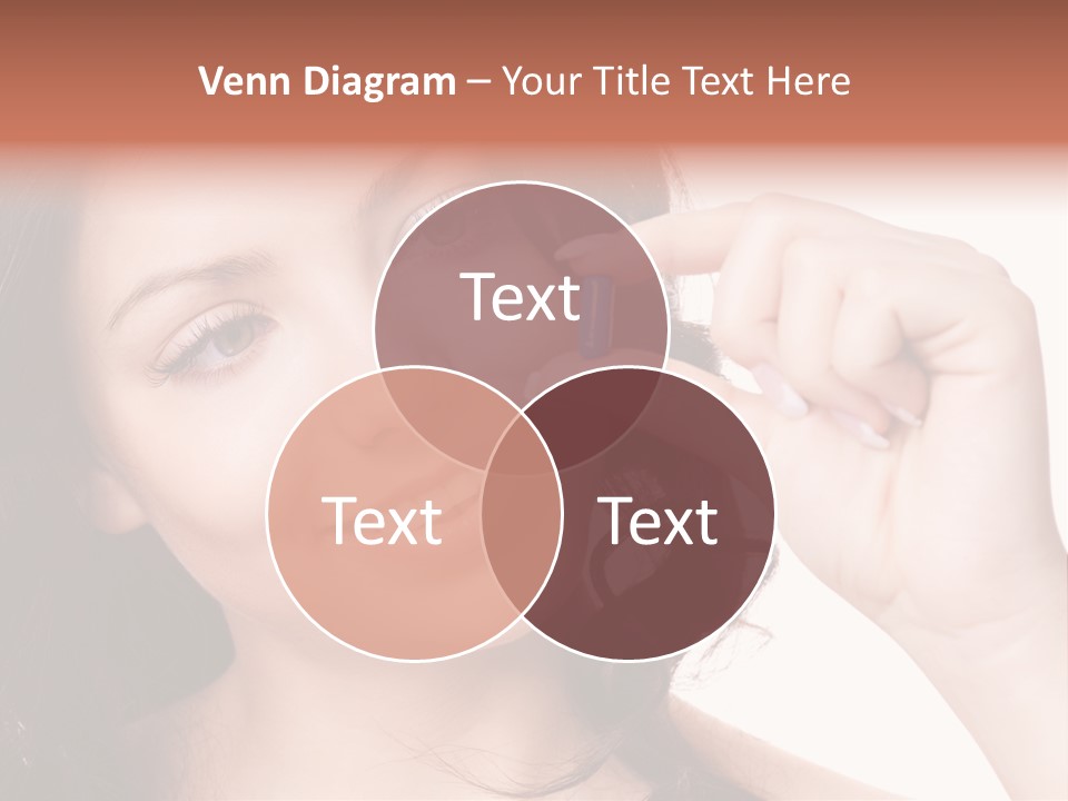 Illness Female Blue PowerPoint Template