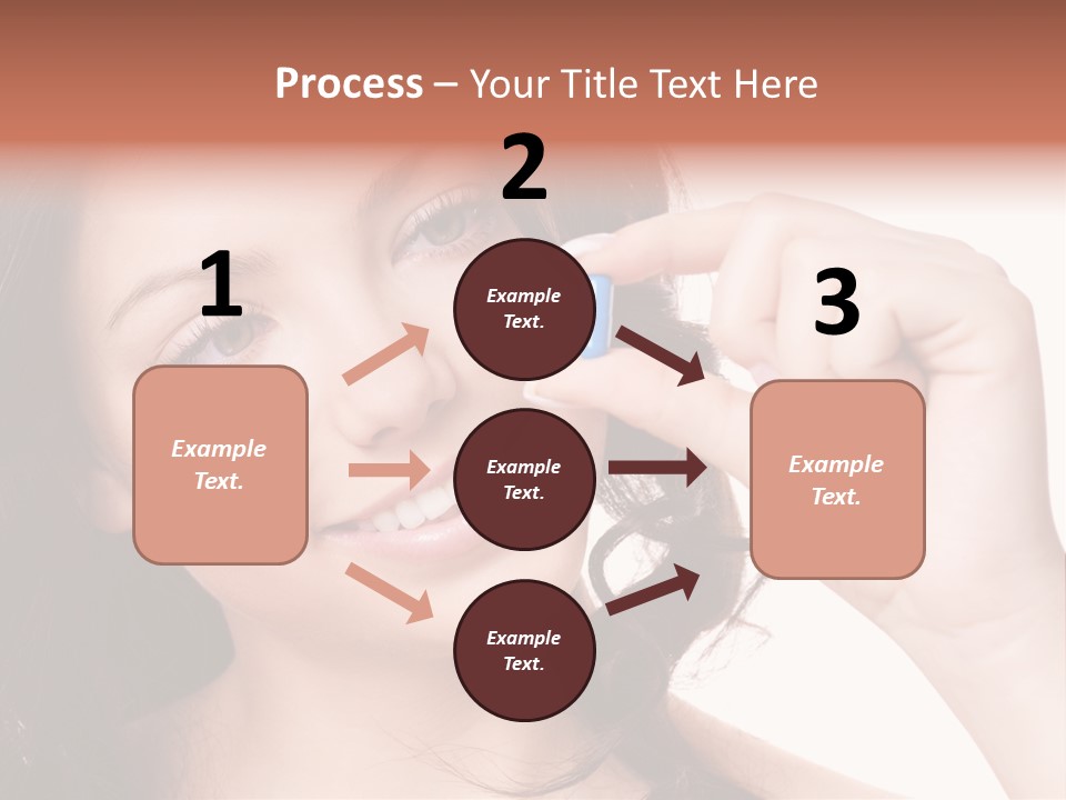 Illness Female Blue PowerPoint Template