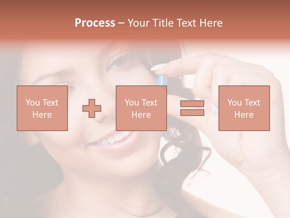 Illness Female Blue PowerPoint Template