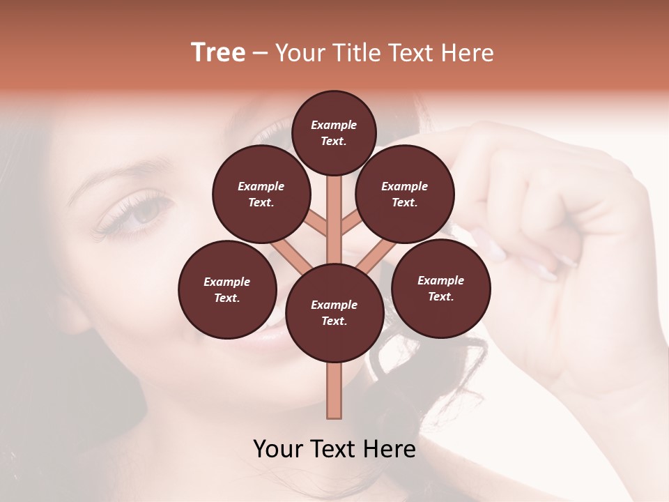 Illness Female Blue PowerPoint Template