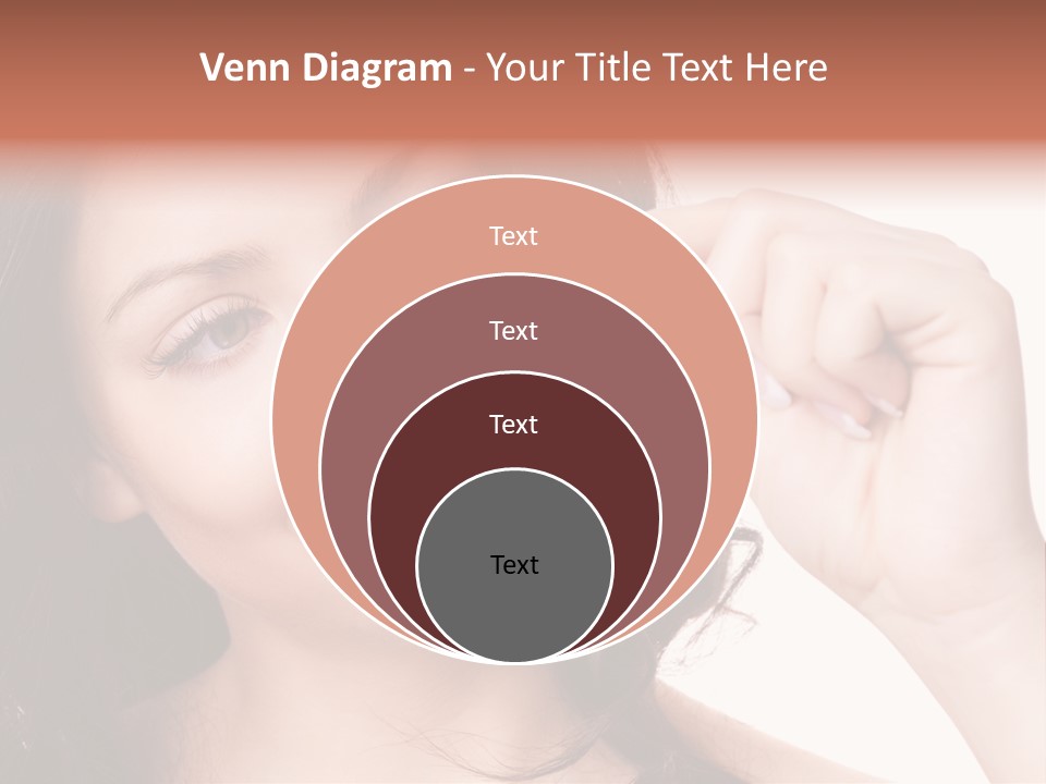 Illness Female Blue PowerPoint Template