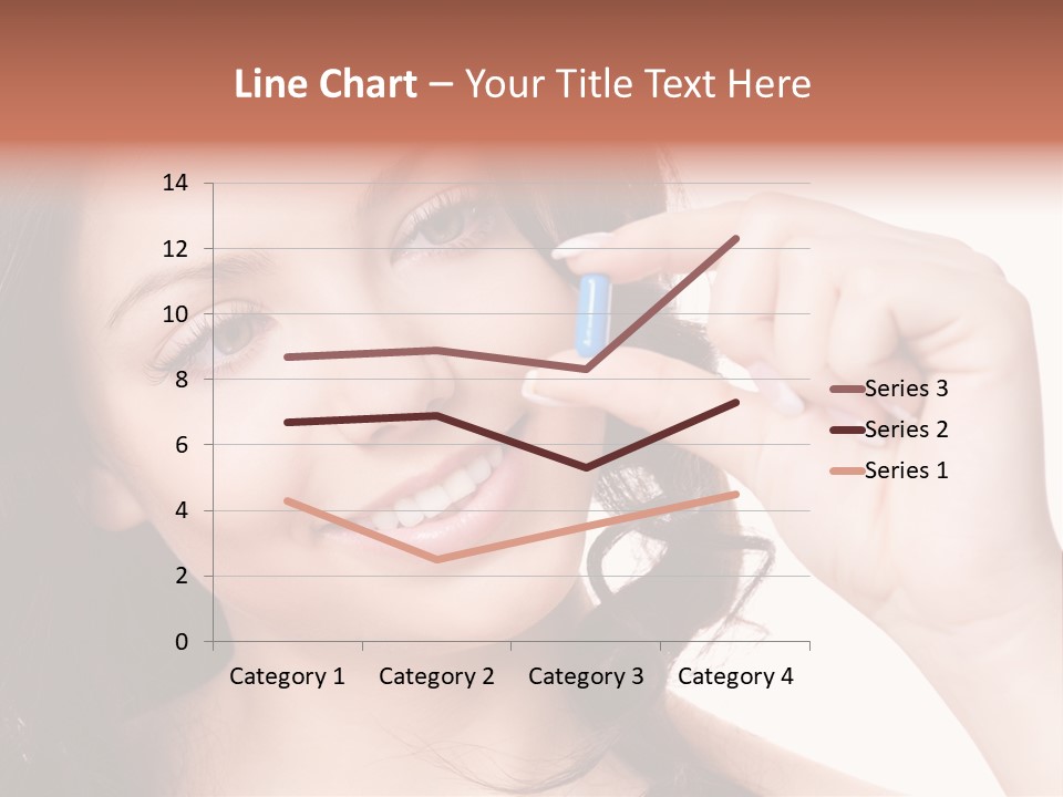 Illness Female Blue PowerPoint Template