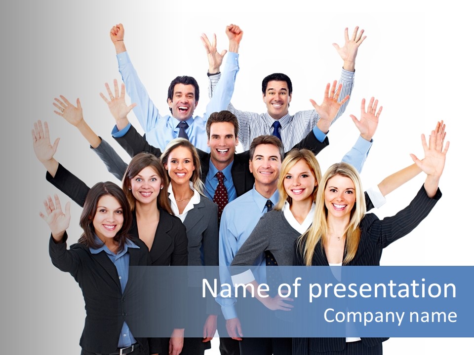 Team Expressions Background PowerPoint Template