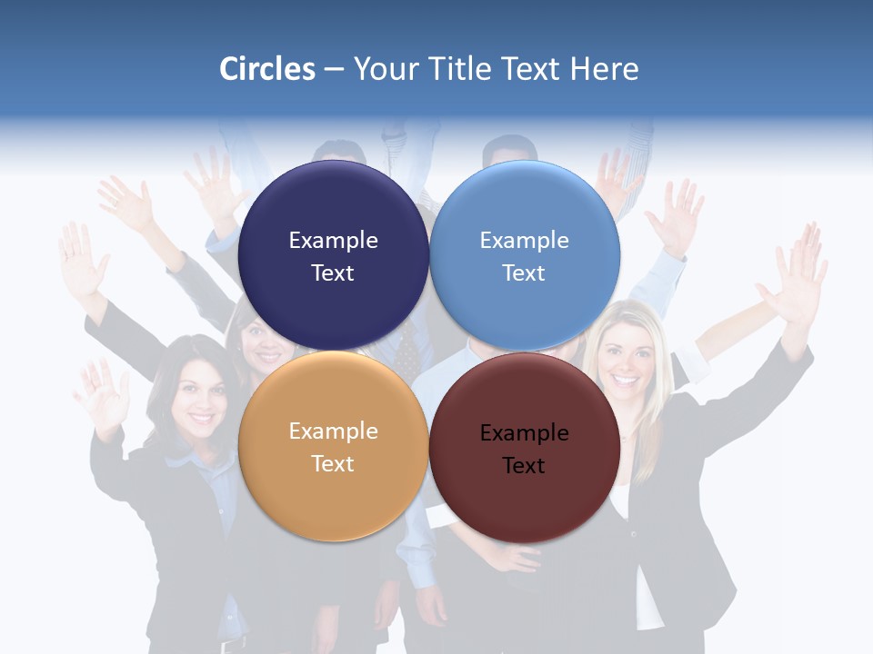 Team Expressions Background PowerPoint Template