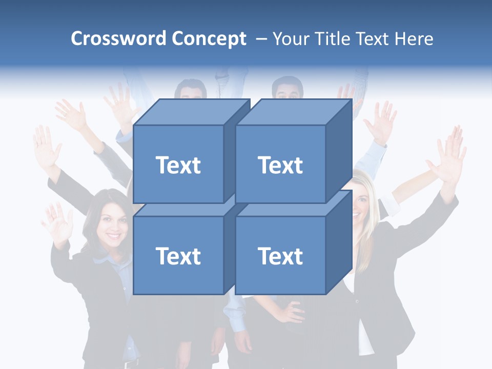 Team Expressions Background PowerPoint Template