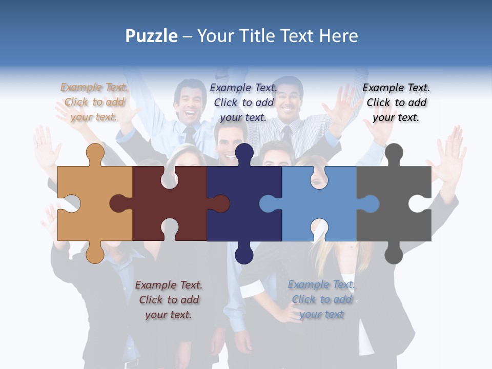 Team Expressions Background PowerPoint Template