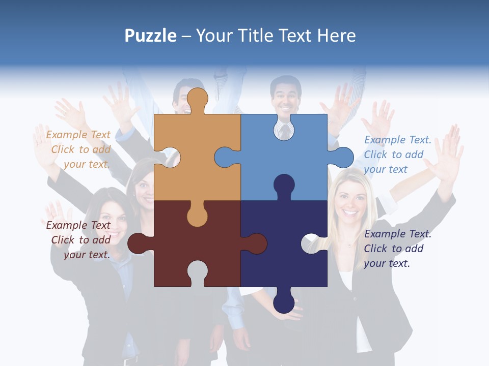 Team Expressions Background PowerPoint Template