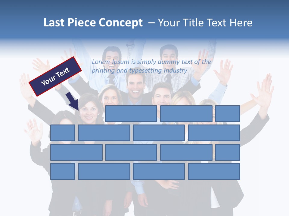 Team Expressions Background PowerPoint Template