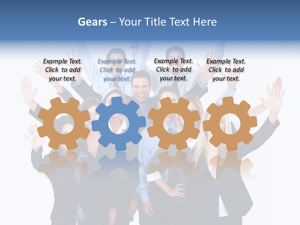 Team Expressions Background PowerPoint Template