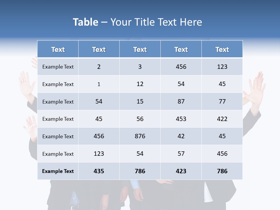 Team Expressions Background PowerPoint Template