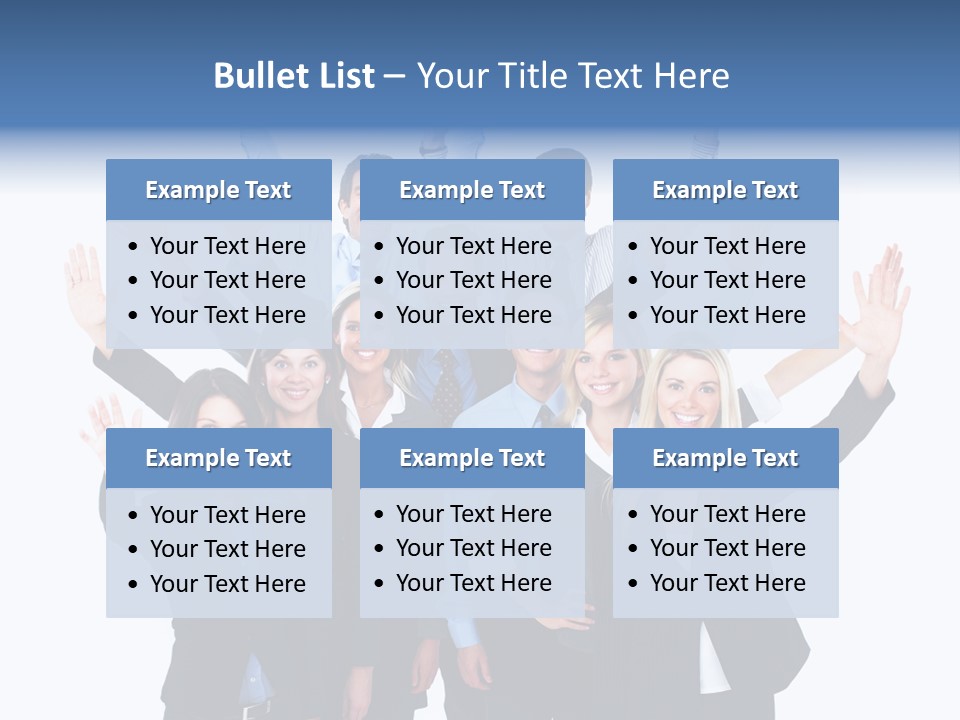 Team Expressions Background PowerPoint Template