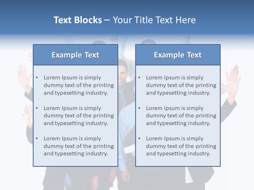 Team Expressions Background PowerPoint Template