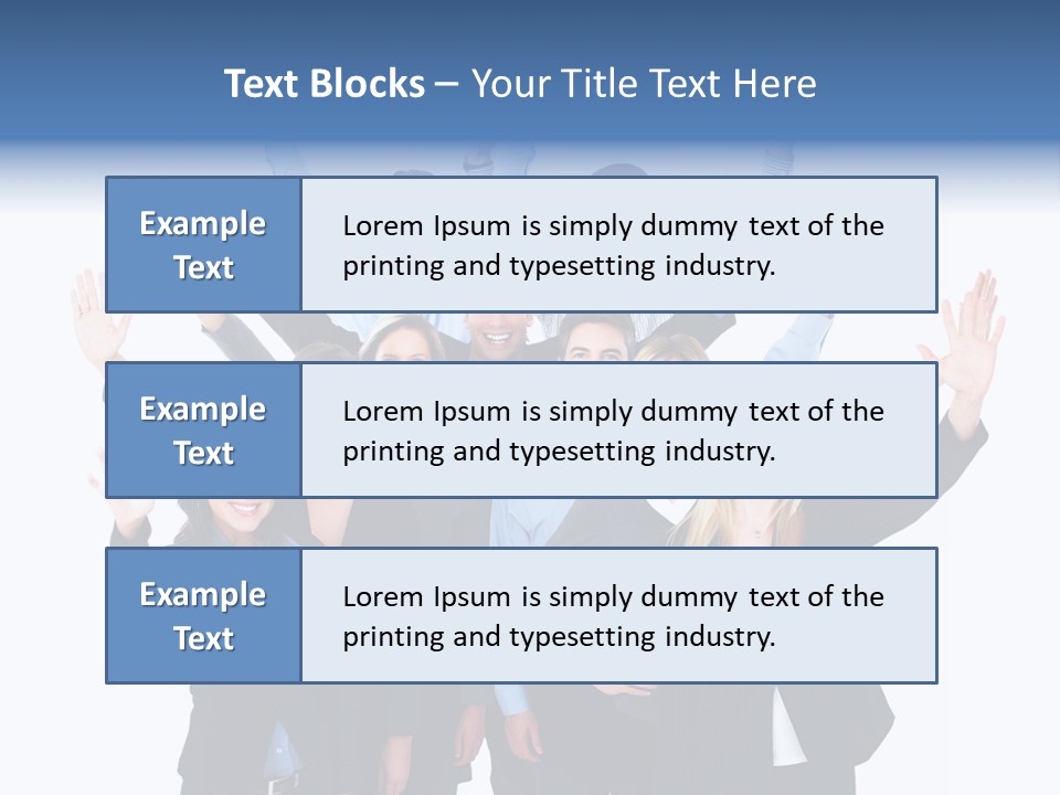 Team Expressions Background PowerPoint Template