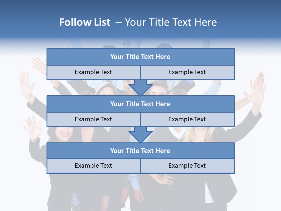 Team Expressions Background PowerPoint Template
