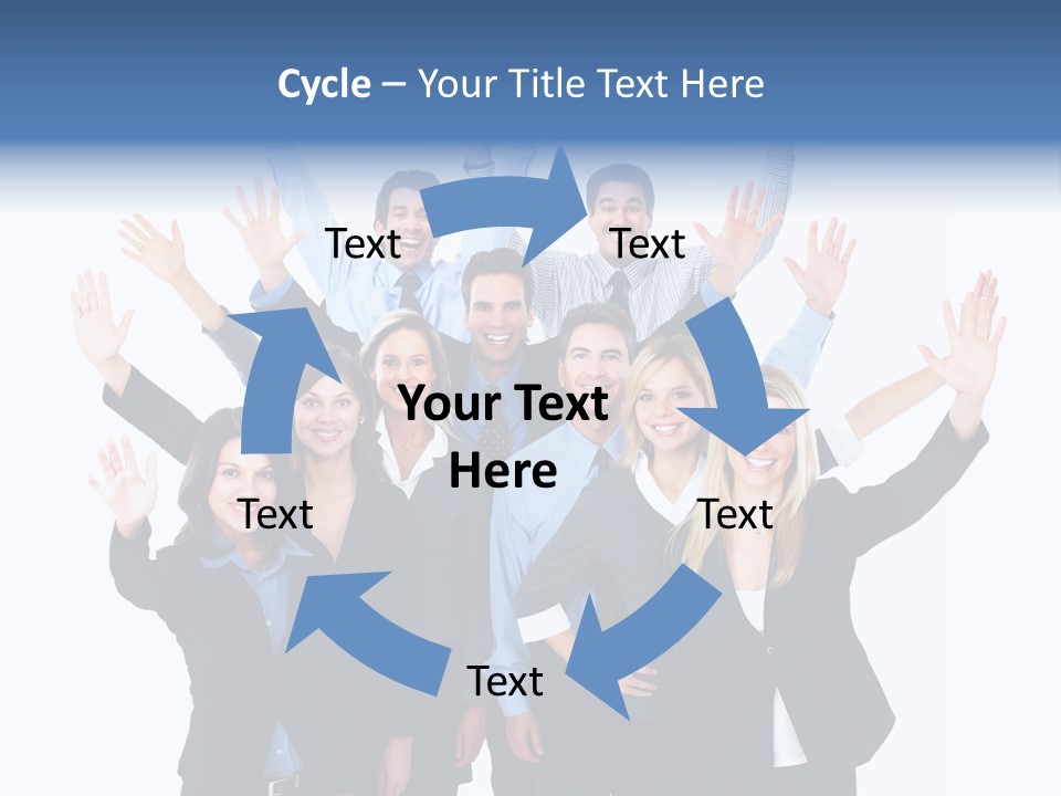 Team Expressions Background PowerPoint Template