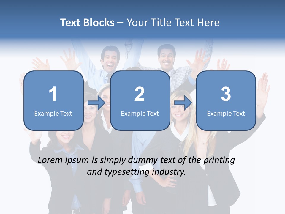 Team Expressions Background PowerPoint Template