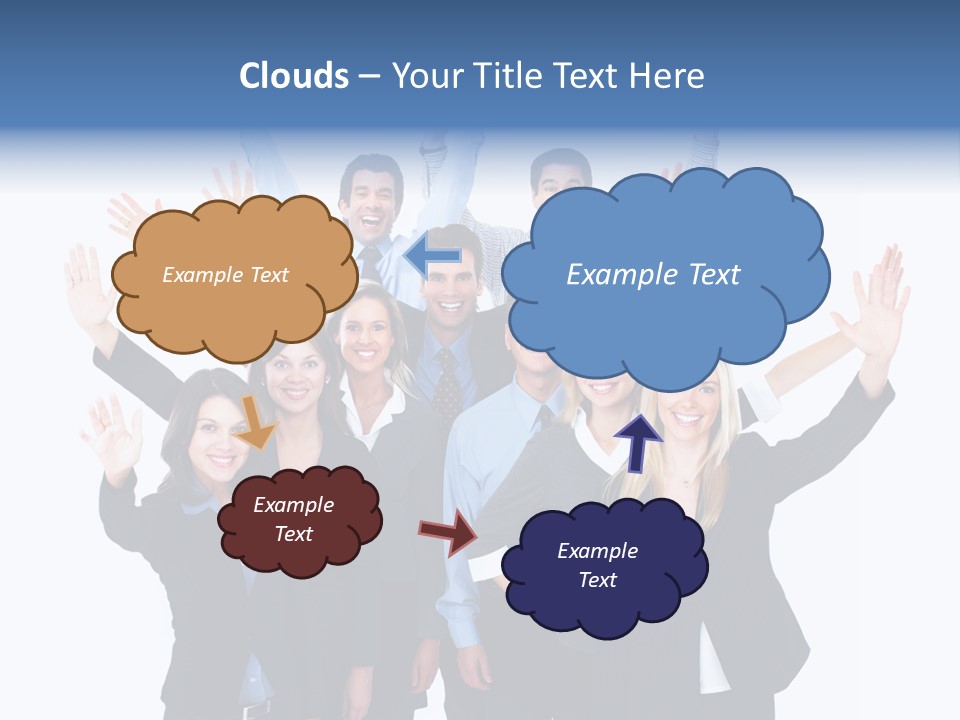 Team Expressions Background PowerPoint Template