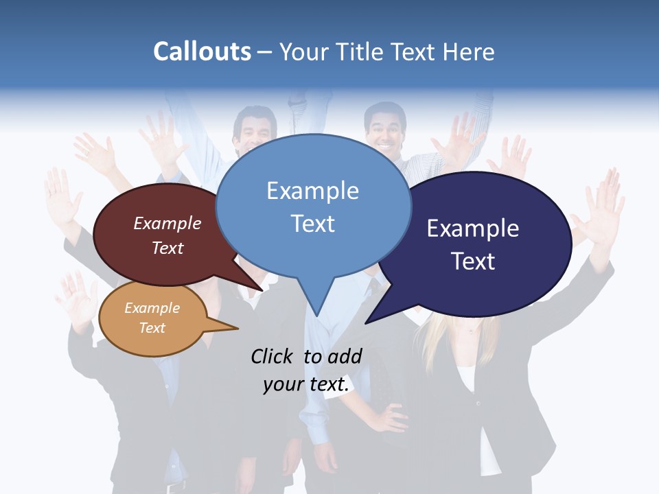 Team Expressions Background PowerPoint Template