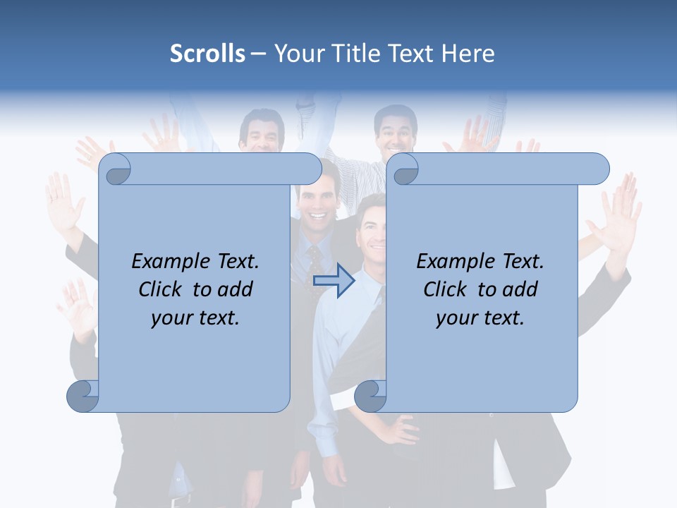 Team Expressions Background PowerPoint Template