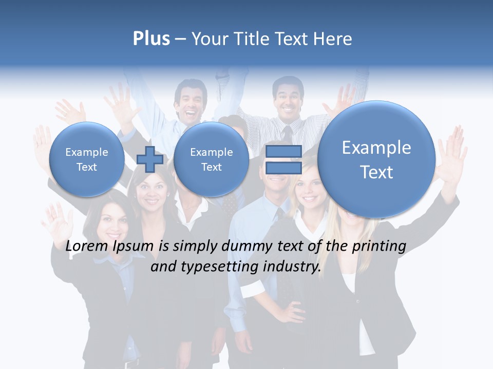 Team Expressions Background PowerPoint Template