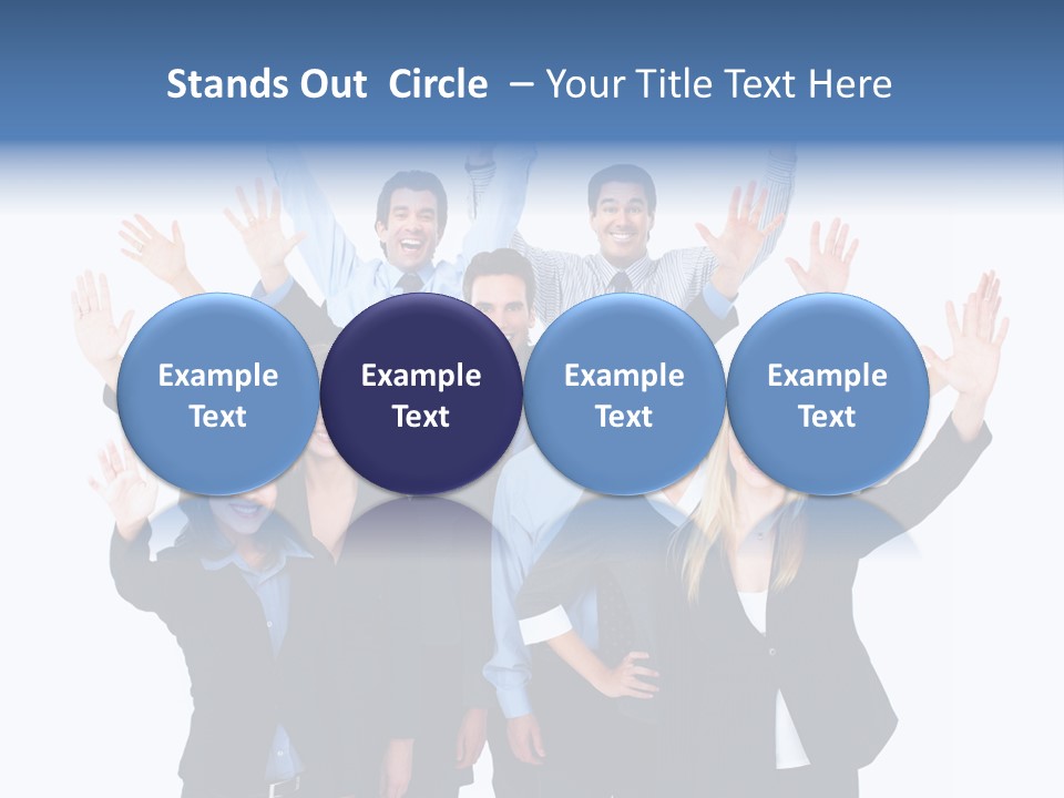 Team Expressions Background PowerPoint Template