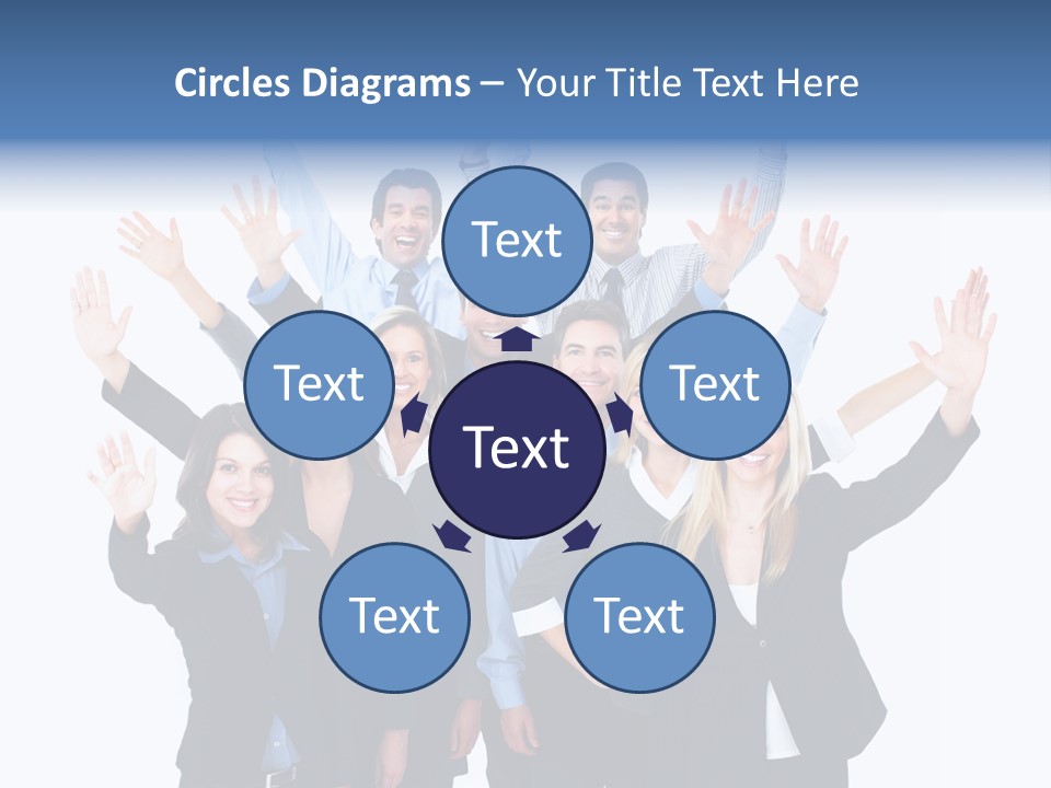 Team Expressions Background PowerPoint Template