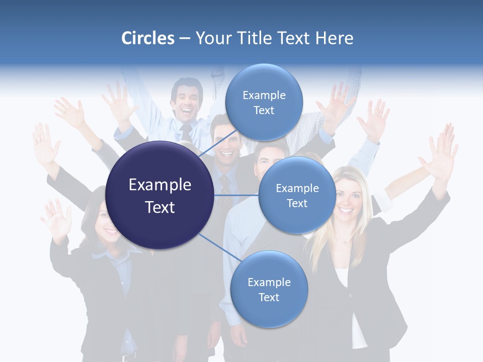 Team Expressions Background PowerPoint Template