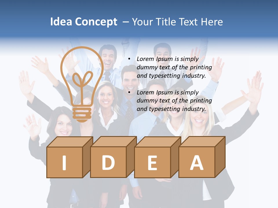 Team Expressions Background PowerPoint Template