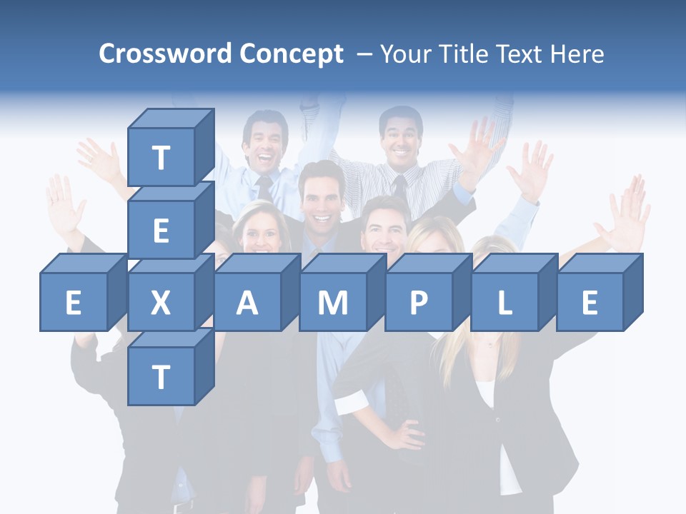 Team Expressions Background PowerPoint Template