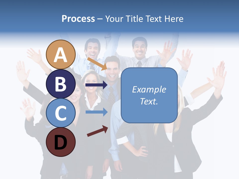 Team Expressions Background PowerPoint Template