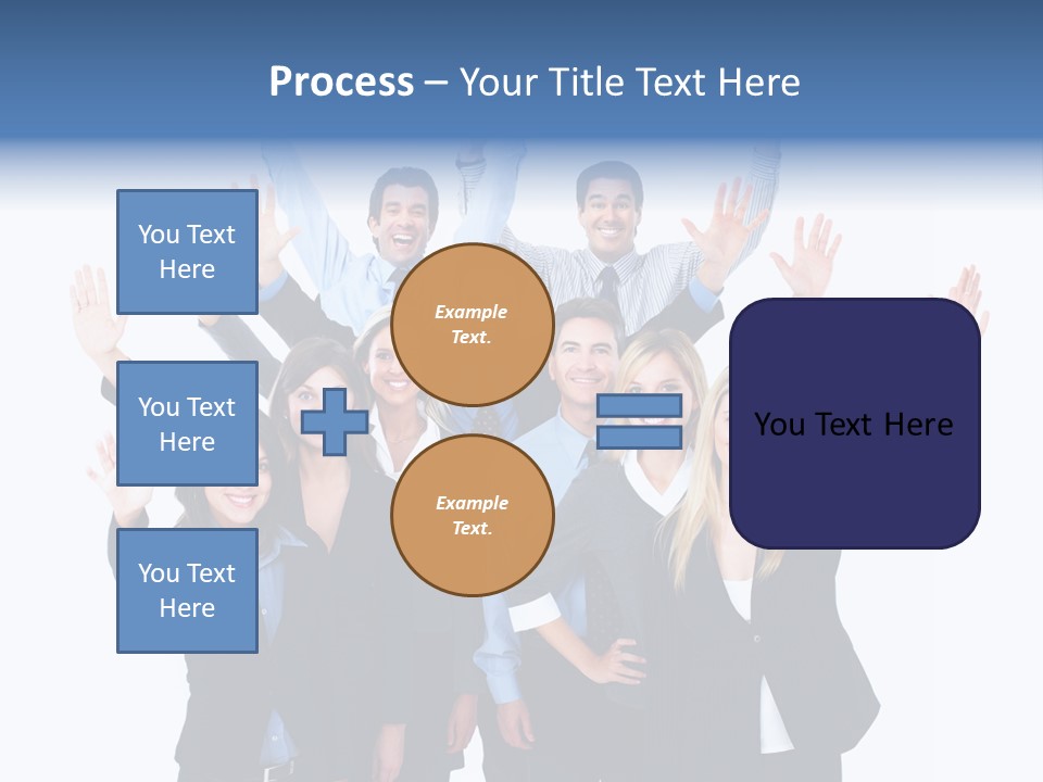 Team Expressions Background PowerPoint Template