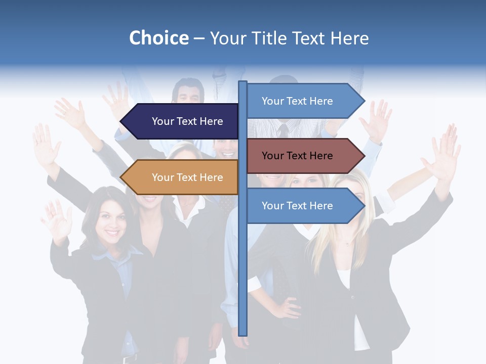 Team Expressions Background PowerPoint Template