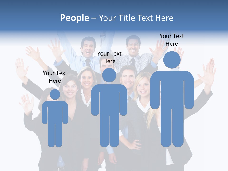 Team Expressions Background PowerPoint Template