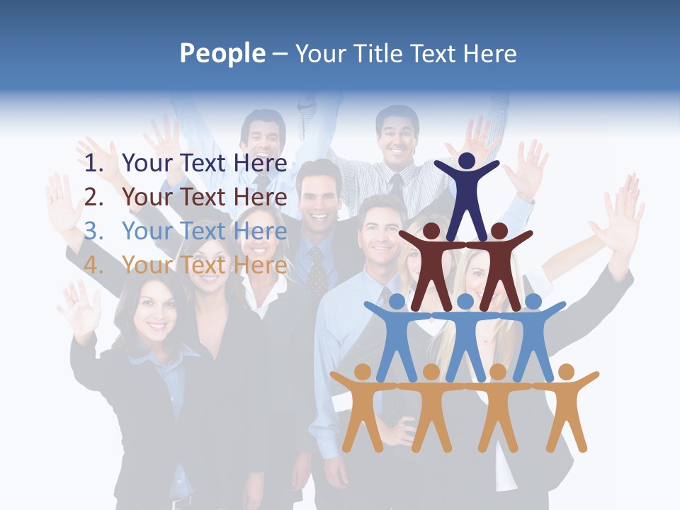 Team Expressions Background PowerPoint Template