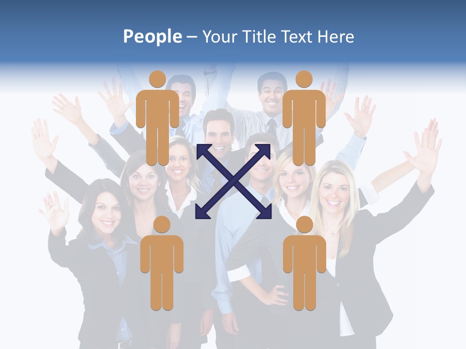 Team Expressions Background PowerPoint Template