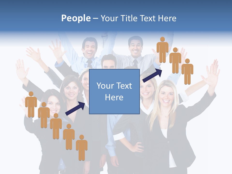 Team Expressions Background PowerPoint Template