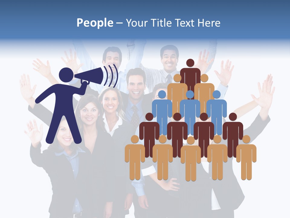 Team Expressions Background PowerPoint Template