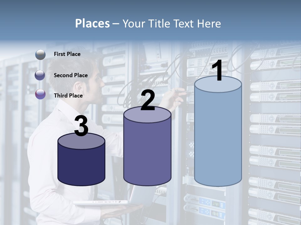 Rack Hardware Center PowerPoint Template