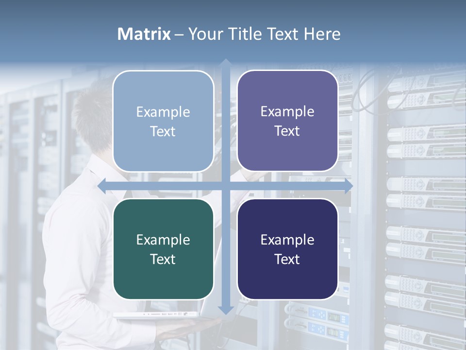 Rack Hardware Center PowerPoint Template