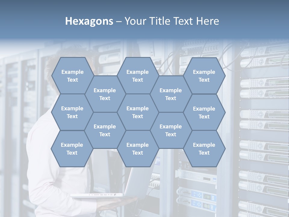 Rack Hardware Center PowerPoint Template
