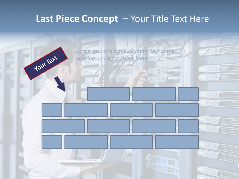 Rack Hardware Center PowerPoint Template