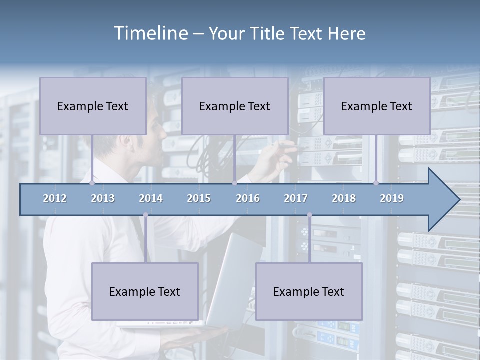 Rack Hardware Center PowerPoint Template