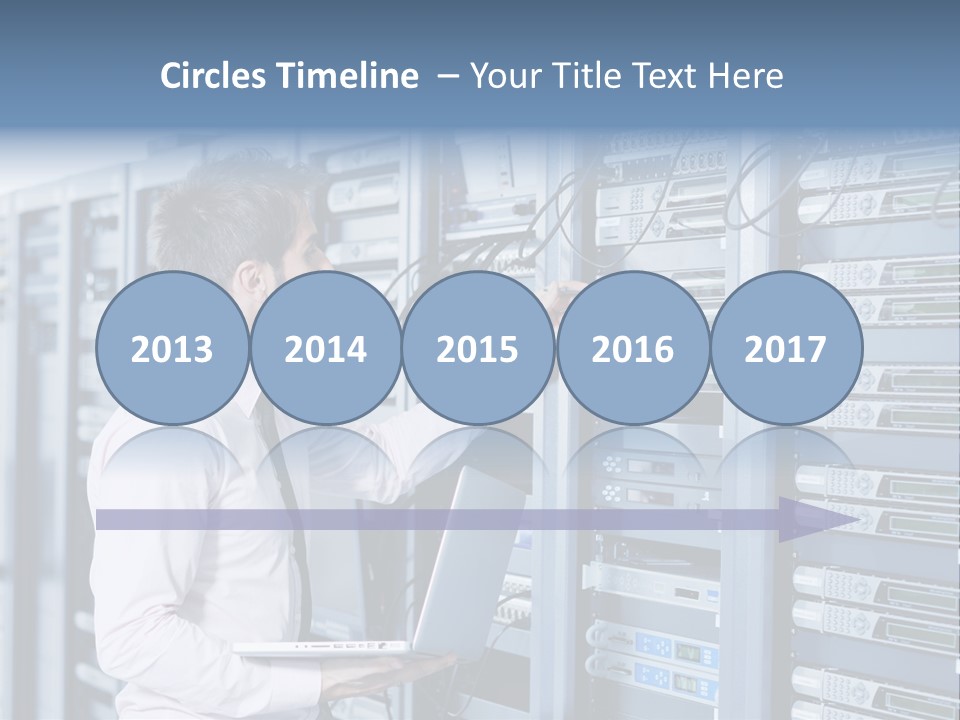 Rack Hardware Center PowerPoint Template