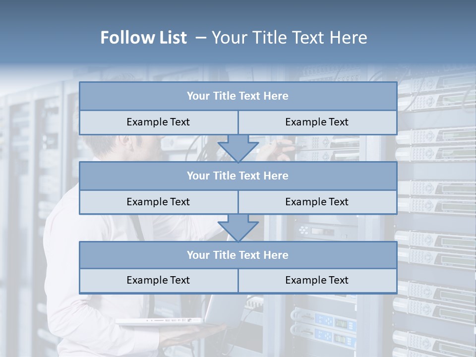 Rack Hardware Center PowerPoint Template