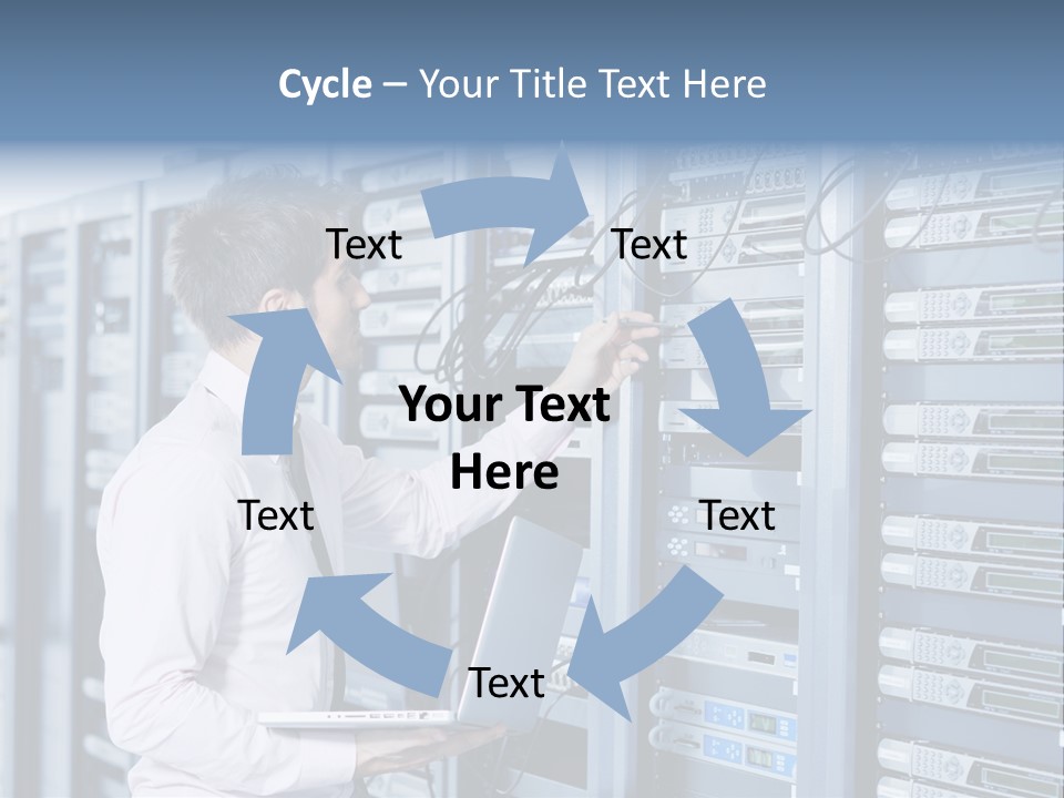 Rack Hardware Center PowerPoint Template