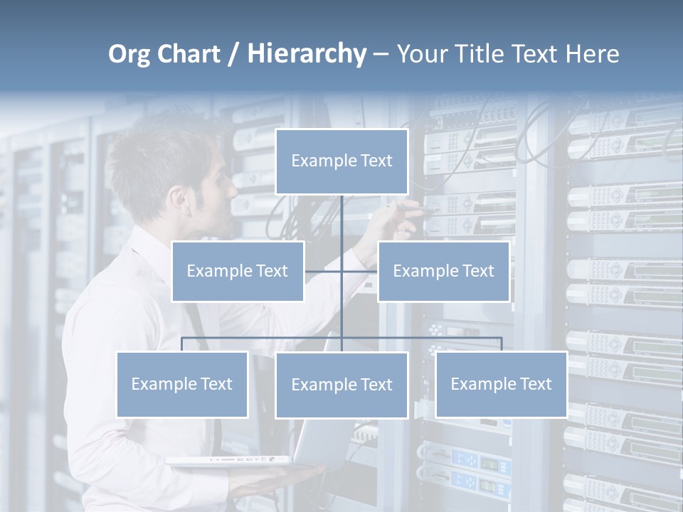 Rack Hardware Center PowerPoint Template