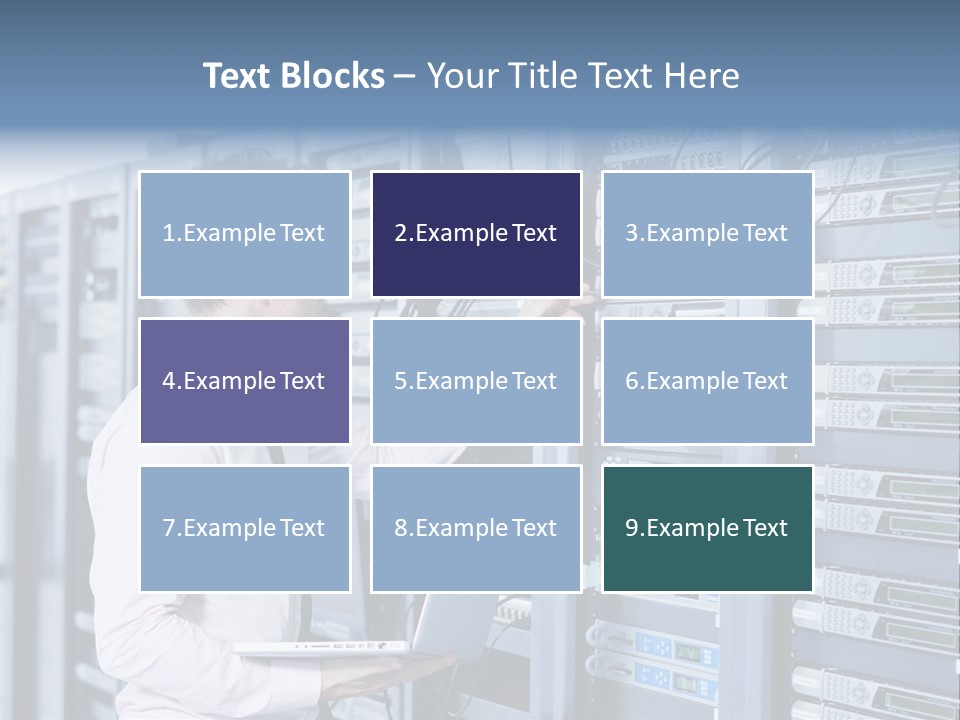 Rack Hardware Center PowerPoint Template