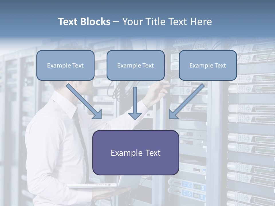 Rack Hardware Center PowerPoint Template